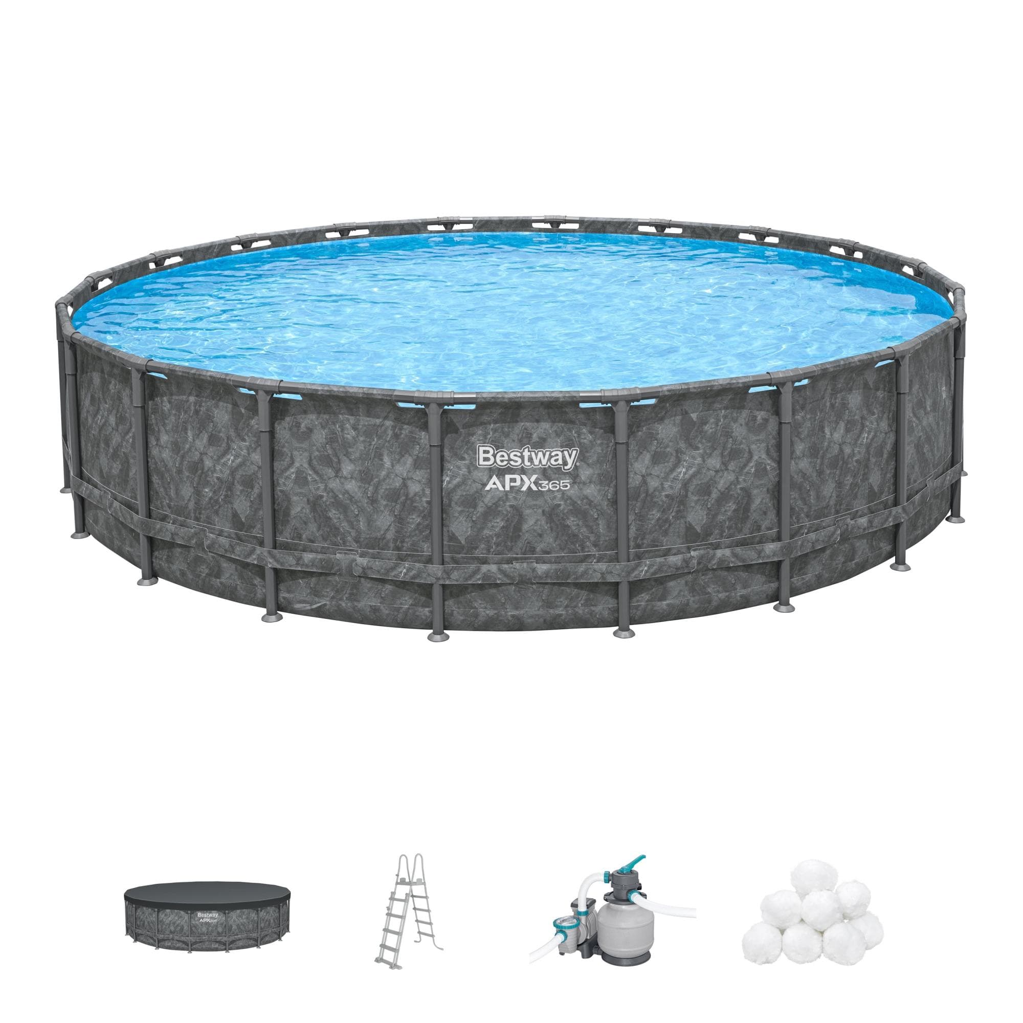 Set piscina APX 365 da 671x132 cm