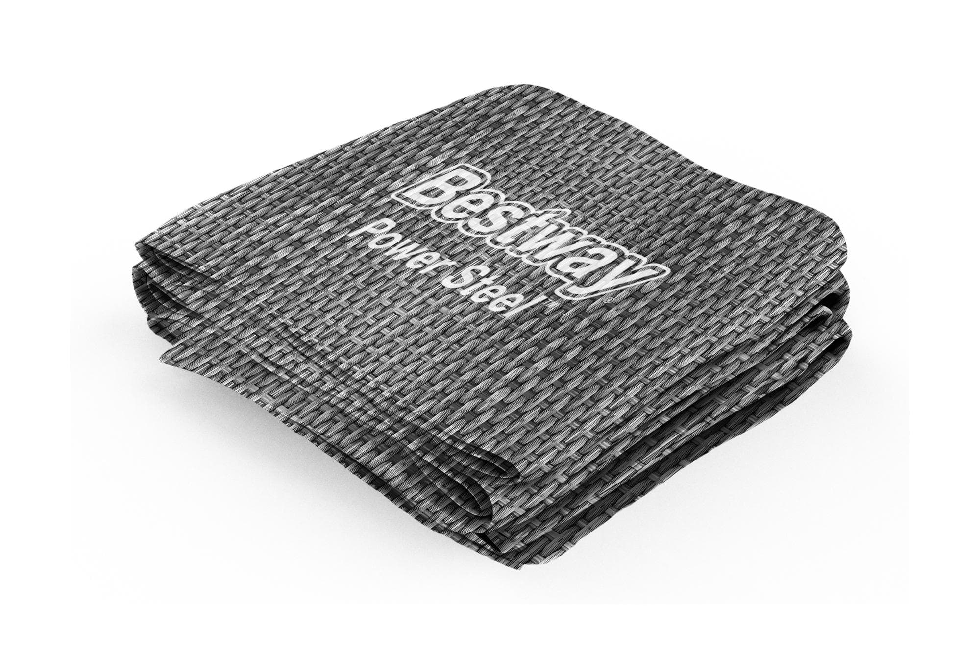 Liner di ricambio per piscina Power Steel rettangolare da 404x201x100 cm rattan grigio