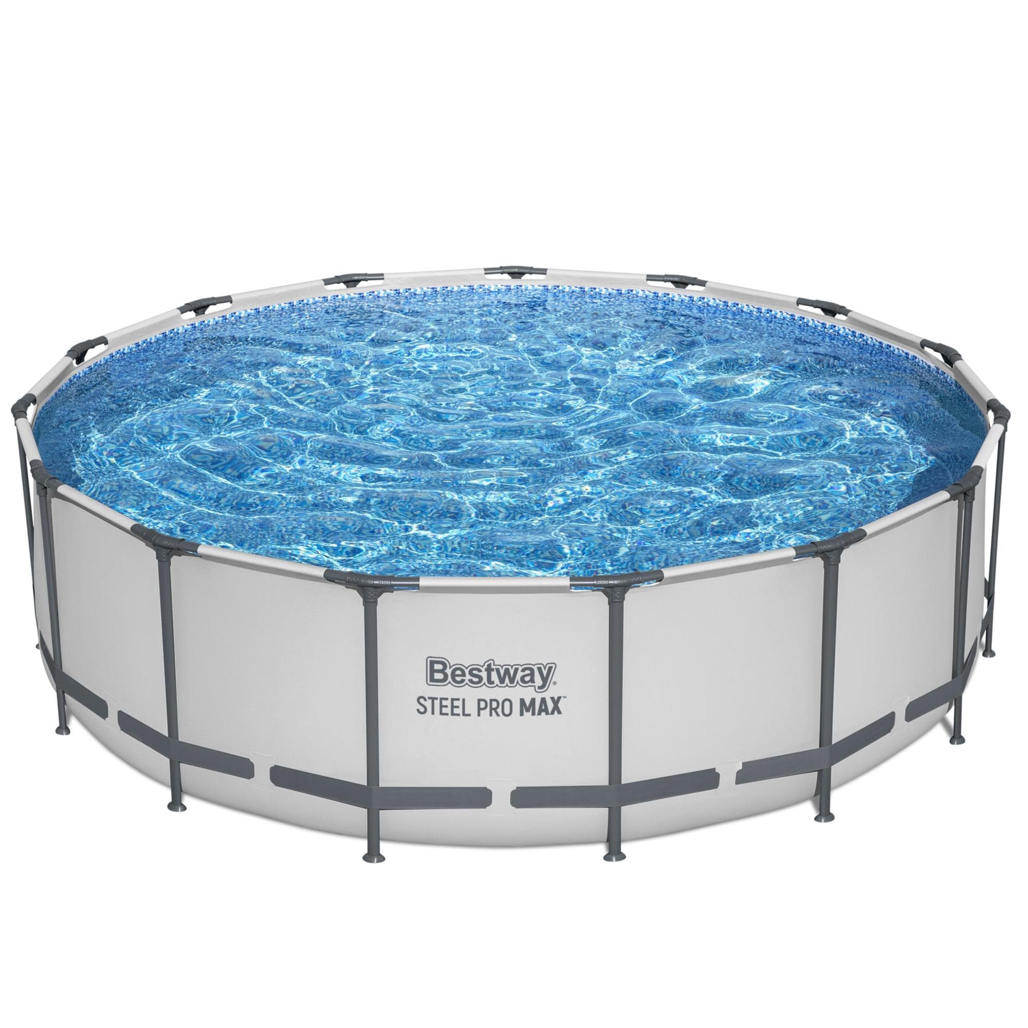 Piscina solo struttura grigio chiaro - 457x122 cm