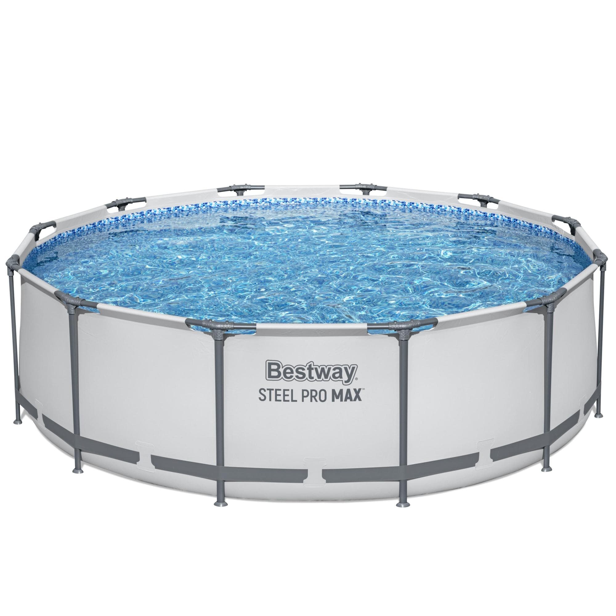 Piscina solo struttura grigio chiaro - 366x100 cm