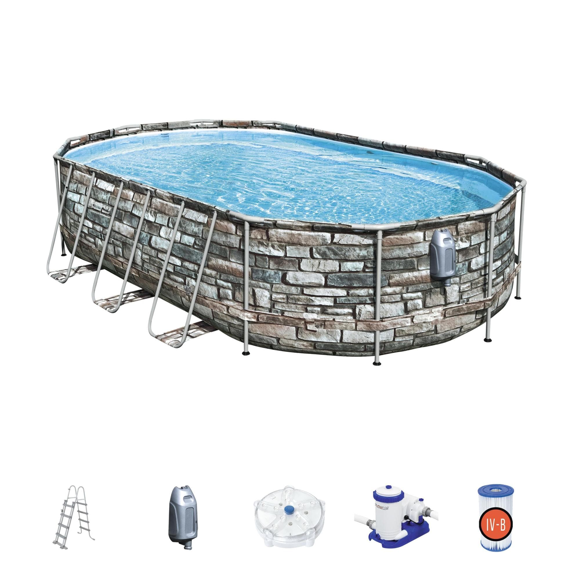 Set piscina ComfortJet da 610x366x122 cm - Telemagno Set piscina ComfortJet da 610x366x122 cm