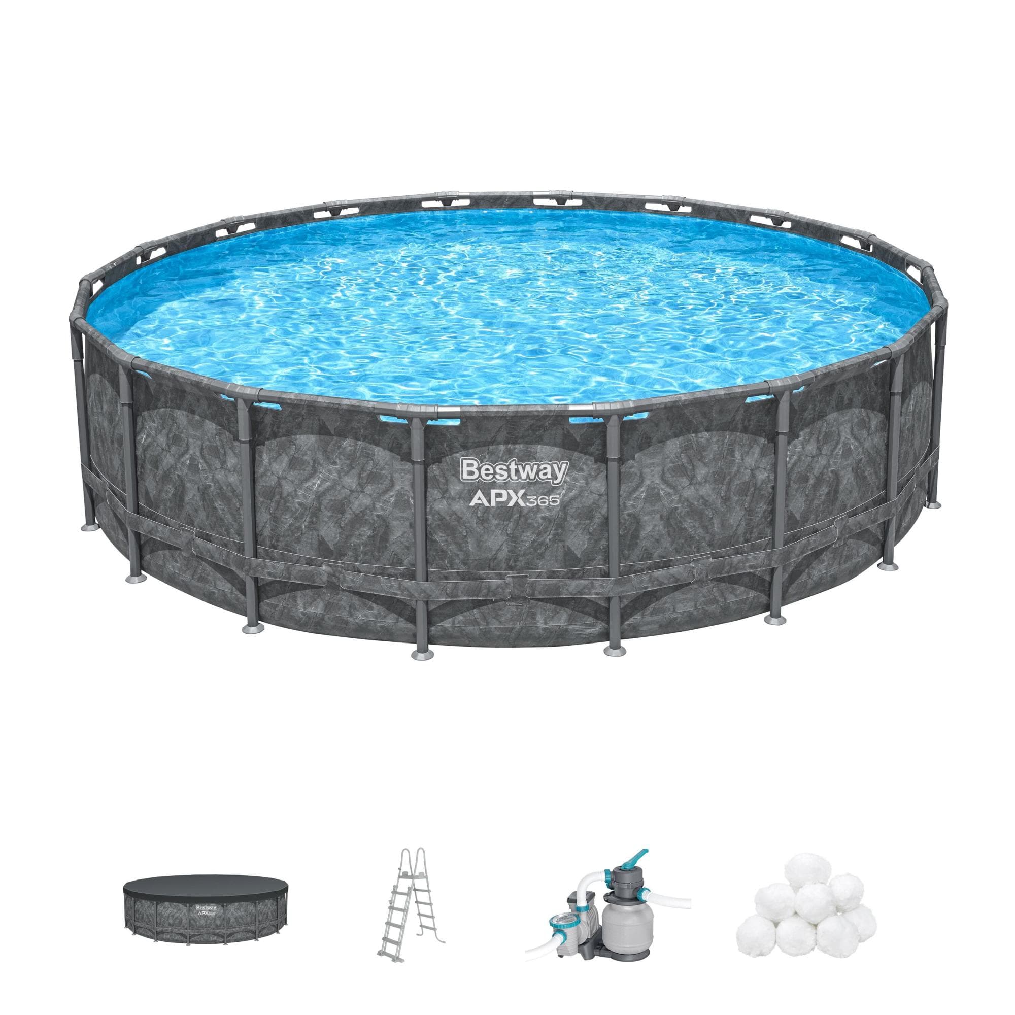 Set piscina APX 365 da 549x132 cm