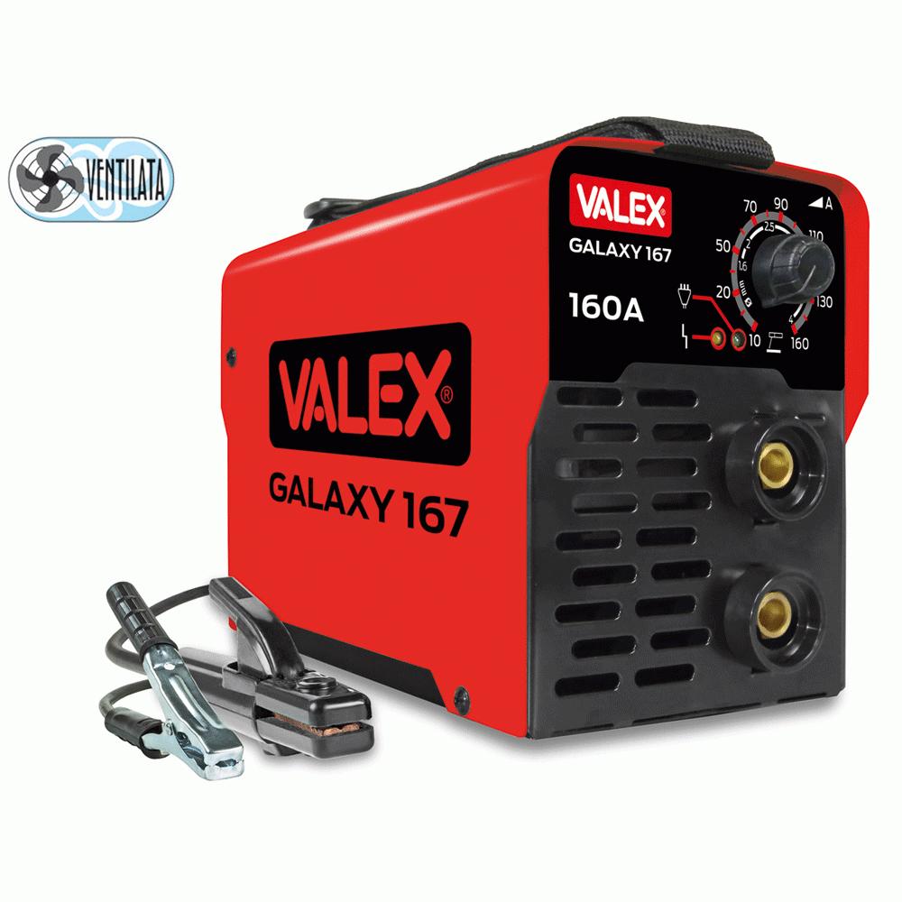 Saldatrice inverter ad elettrodo ventilata GALAXY 167 160A 1851117 VALEX