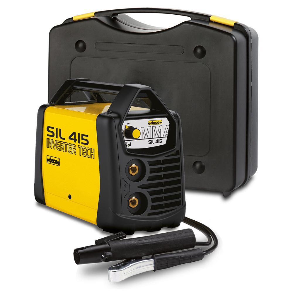 Saldatrice inverter SIL 415 230V con accessori 279780 DECA