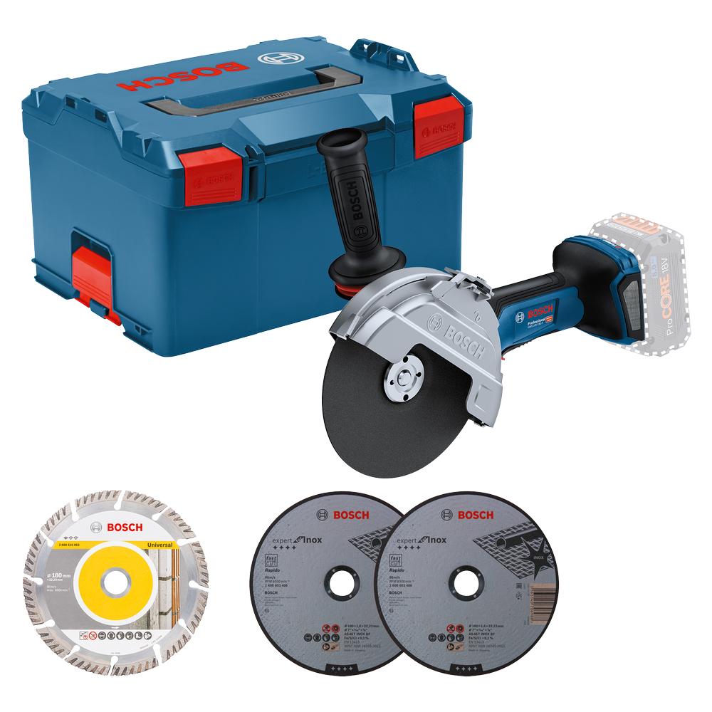 Smerigliatrice angolare GWS 18V-180 P senza Batterie 06019H6L02 Professional BOSCH