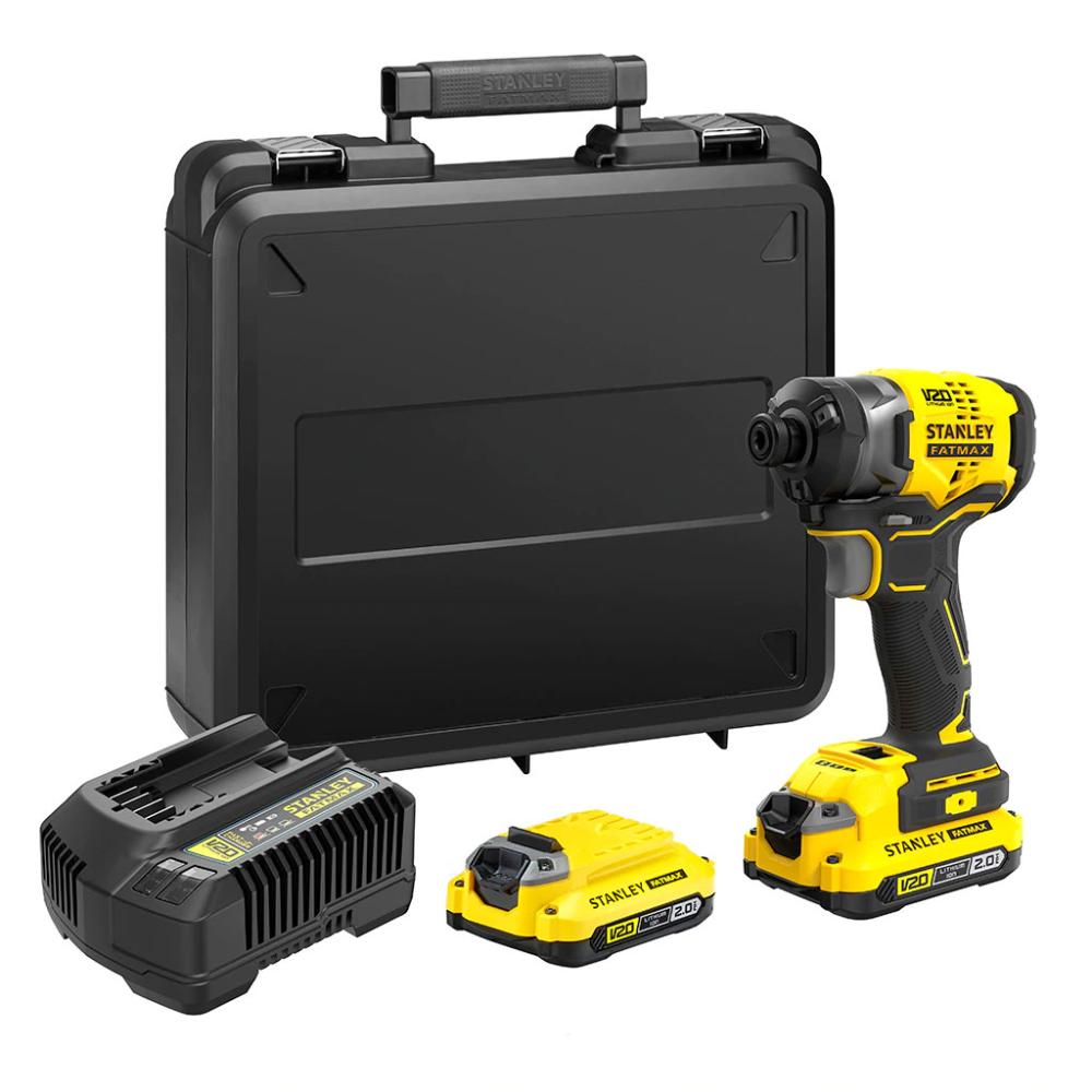 Avvitatore ad impulsi a batteria V20 18V con 2 batterie 2 Ah LI-Ion SFMCF820D2K V20 FATMAX® STANLEY®